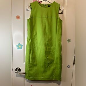 Lauren Ralph Lauren Sleeveless Green Midi Dress